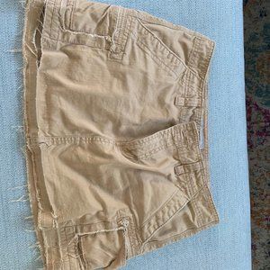 Distressed miniskirt